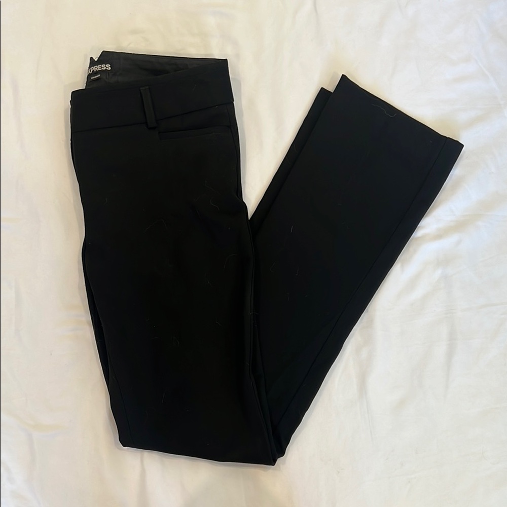 Express Bootcut Black Dress Pants